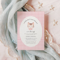 Kitty Cat Pink Purr-fect Baby Girl Baby Shower