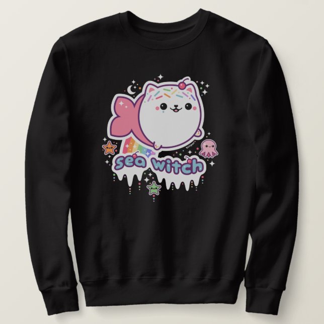 Kitty Cat Sea Witch Sweatshirt (Design Front)