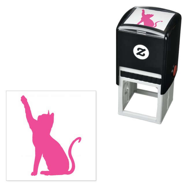 Kitty Cat Self-inking Stamp (In Situ)