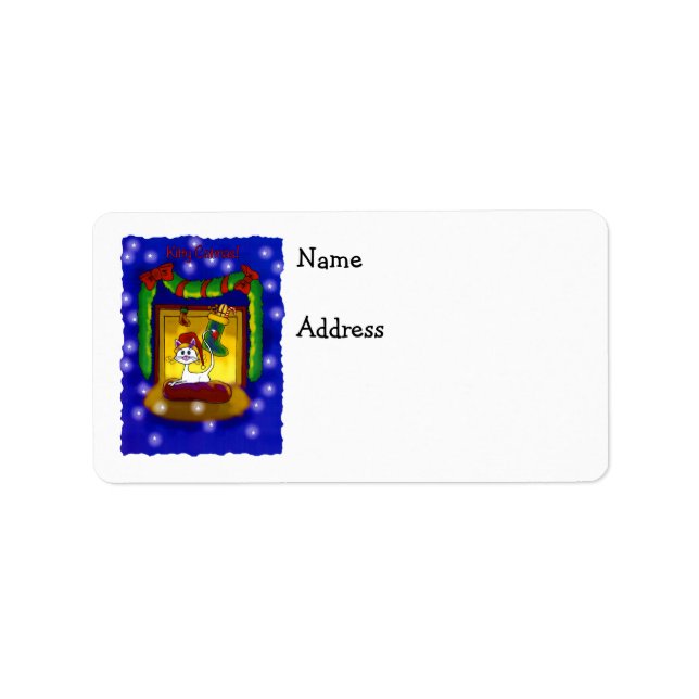 Kitty Catmas Label (Front)