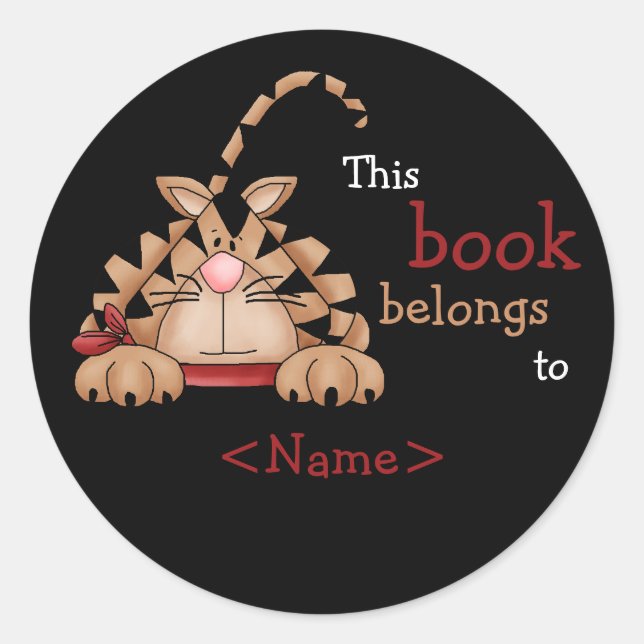 Kitty Cats Book Sticker (Front)