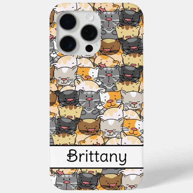 Kitty Cats Personalised Case-Mate iPhone Case (Back)