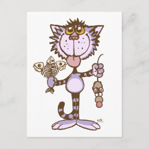 Kitty Cat's Show of Love postcard