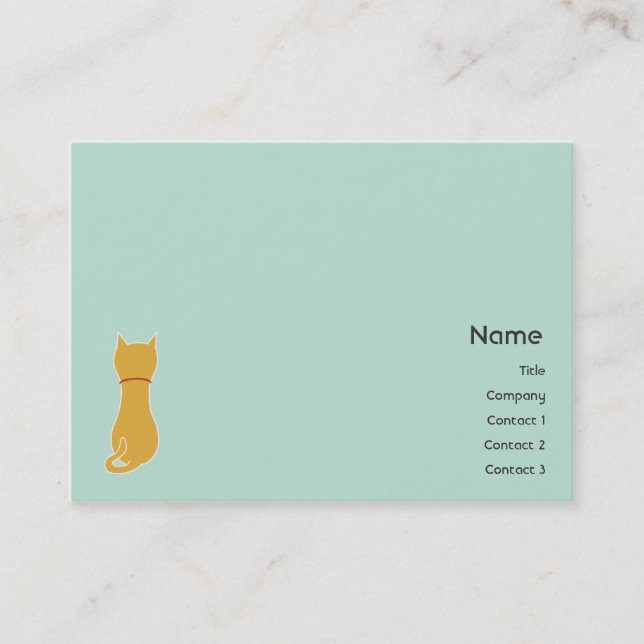 Kitty - Chubby Business Card (Front)