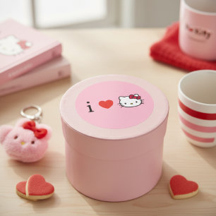 Kitty Classic Round Sticker