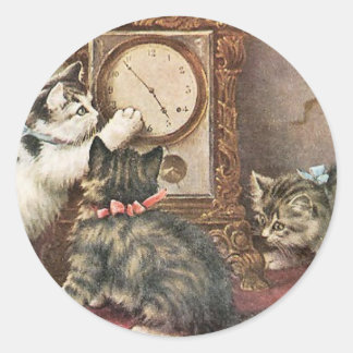 Kitty Classic Round Sticker