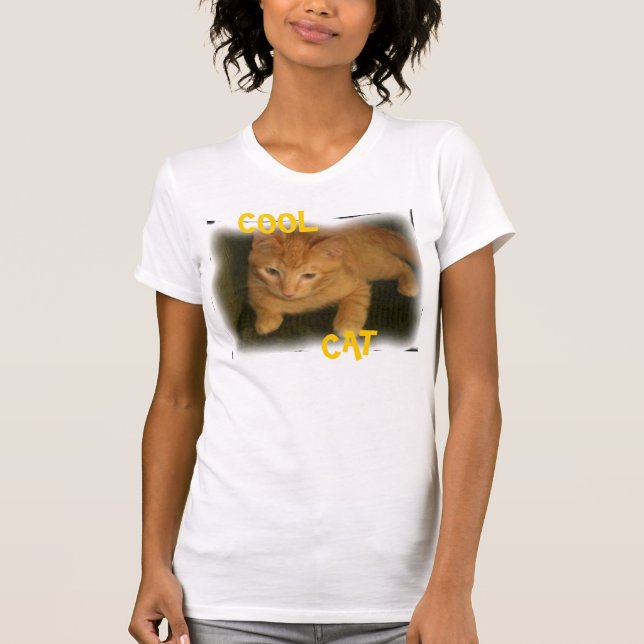 Kitty "COOL CAT" Womens Tank Top (Front)