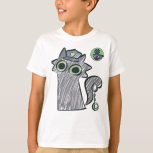 Kitty Cop – Purrtect & Serve Kids T-Shirt