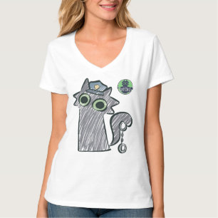 Kitty Cop – Purrtect & Serve Women's T-Shirt