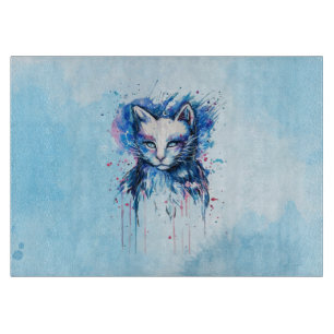 Kitty Cutting Board