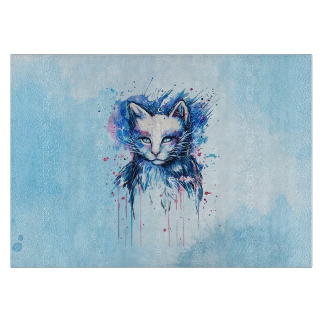 Kitty Cutting Board (Front)