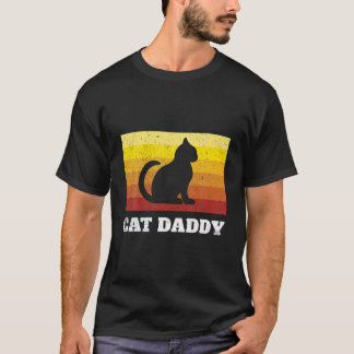 Kitty Daddy Vintage Eighties Style Cat Retro Distr T-Shirt