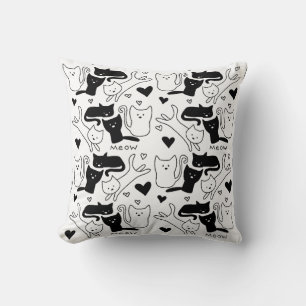 Kitty Galore Pattern Cushion