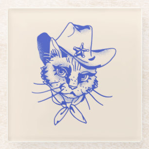 Kitty Glass Coaster