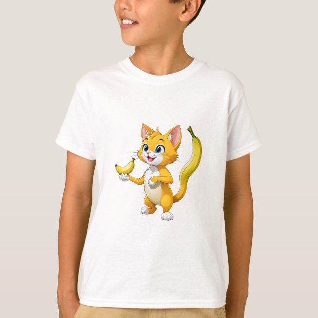 "Kitty Goes Bananas" T-Shirt (Front)