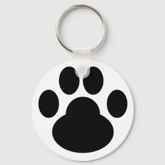 Kitty Gogo Pawprint Keychain