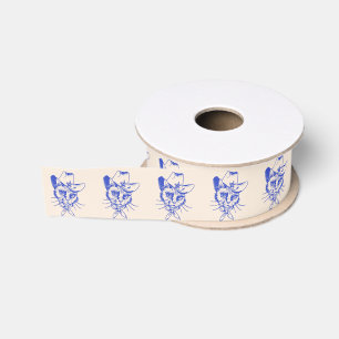 Kitty Grosgrain Ribbon