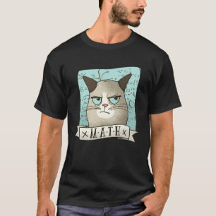 Kitty Hates Maths Cat T-Shirt