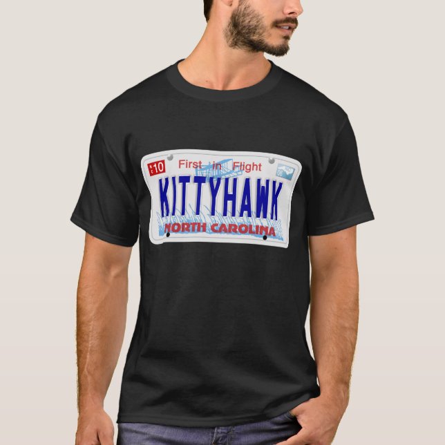 Kitty Hawk - NC Plate T-Shirt (Front)