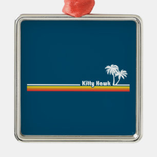 Kitty Hawk North Carolina Metal Tree Decoration