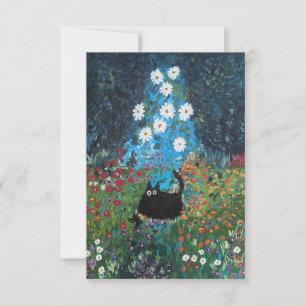 Kitty in Klimt  Thank You Card
