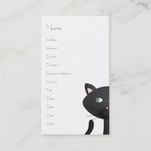 Kitty in Paris Business Card