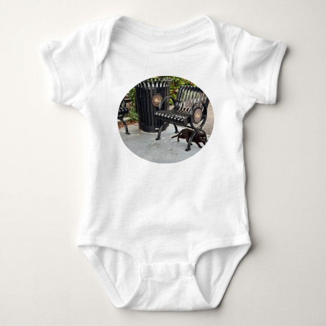 Kitty in The Park Baby Bodysuit (Front)