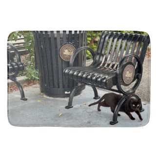 Kitty in The Park Bath Mat