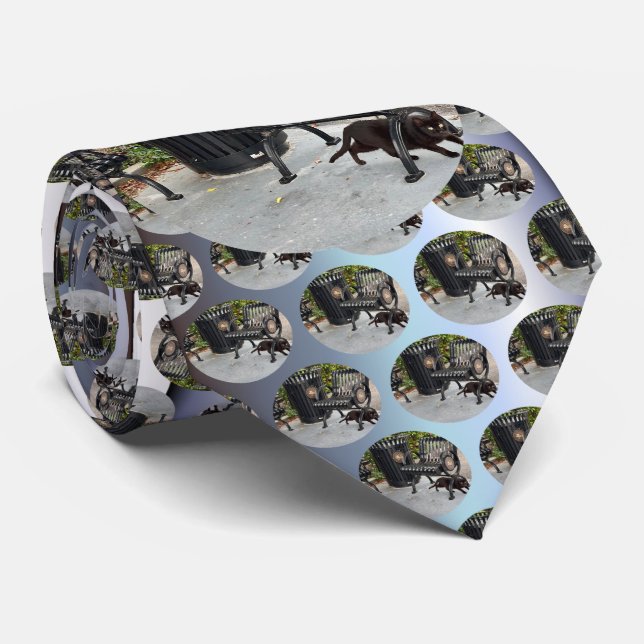Kitty in The Park Tie (Rolled)