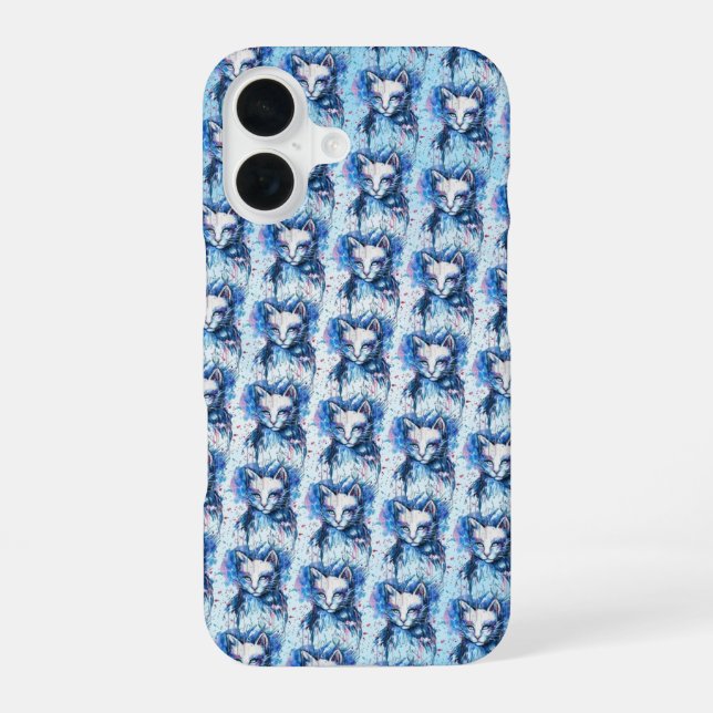 Kitty iPhone 16 Case (Back)