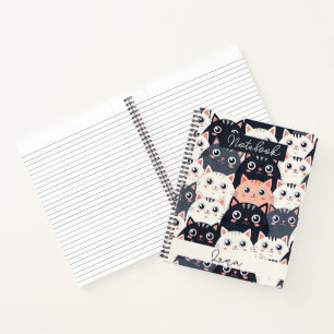 Kitty Kat Kaleidoscope Notebook