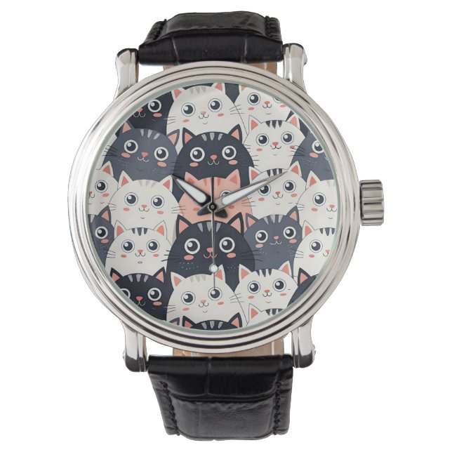 Kitty Kat Kaleidoscope Watch (Front)