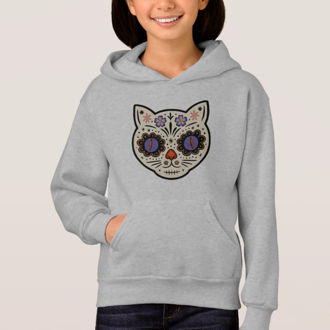 Kitty Kat Sugar Skull (Front)
