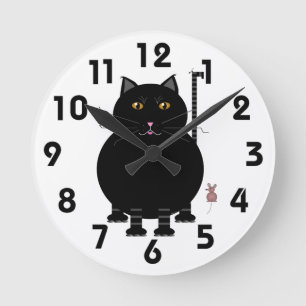 Kitty Kat Wall Clock