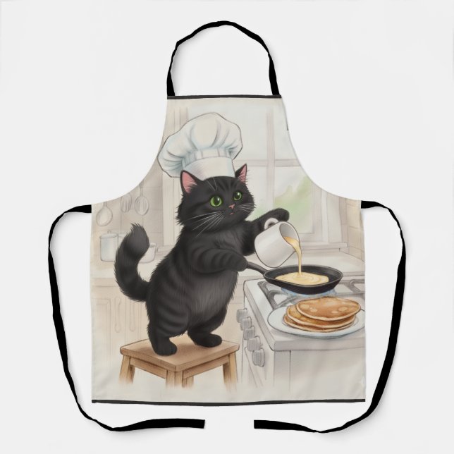 KItty Kichen Black Cat, Apron (Front)
