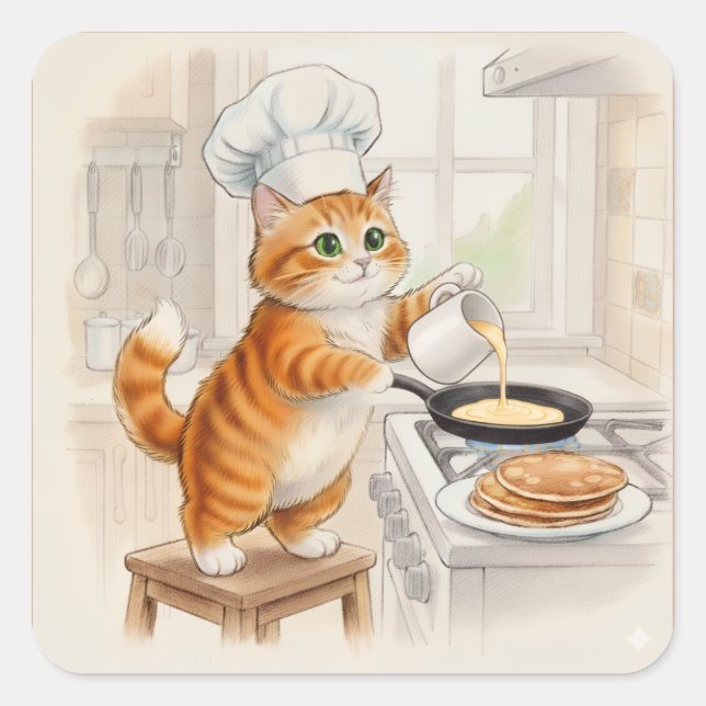 Kitty Kitchen, Stickers (Front)
