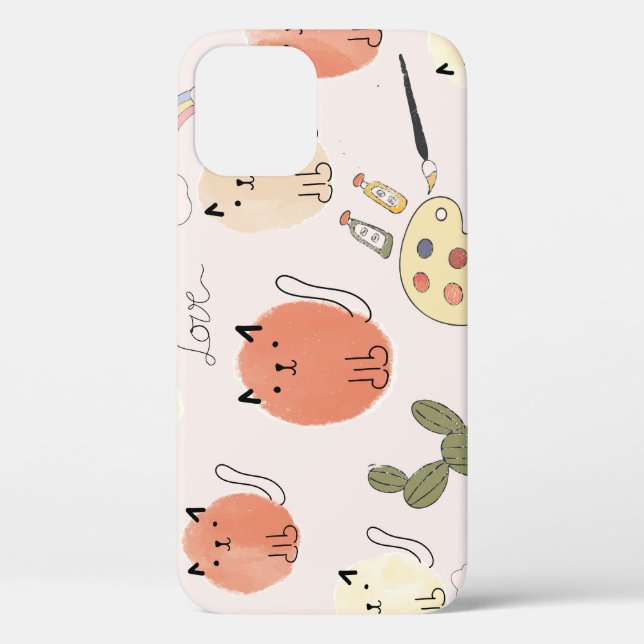 Kitty Kitten Cats: Cute Animal Pattern Case-Mate iPhone Case (Back)