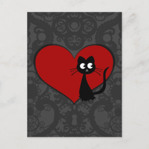 Kitty Kuro Love II Postcard