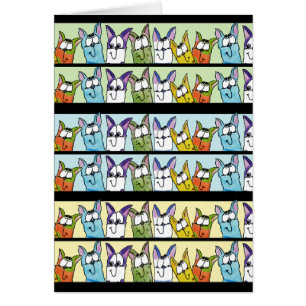 Kitty Lineup-Colourful Cats
