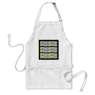 Kitty Lineup-Colourful Cats Standard Apron