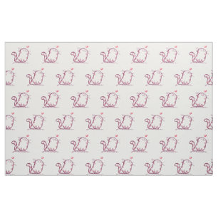 Kitty Love Fabric