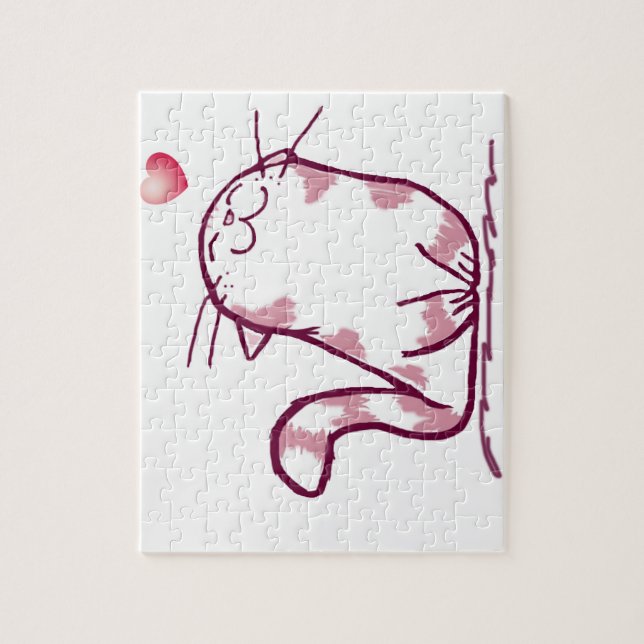 Kitty Love Jigsaw Puzzle (Vertical)