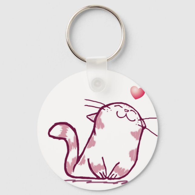 Kitty Love Key Ring (Front)