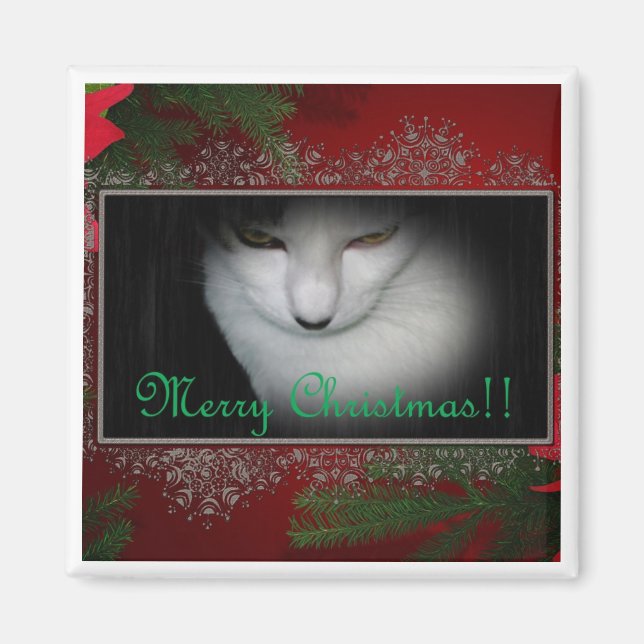 Kitty Lovers Christmas !! Magnet (Front)