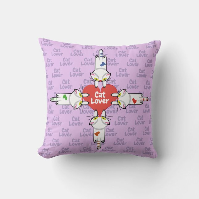 Kitty lovers cushion (Front)