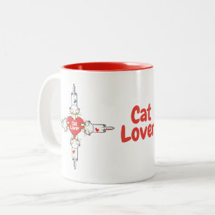 Kitty lovers Two-Tone coffee mug