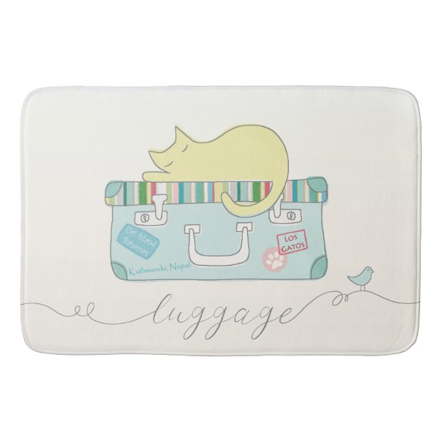 Kitty Luggage Mat (Front)