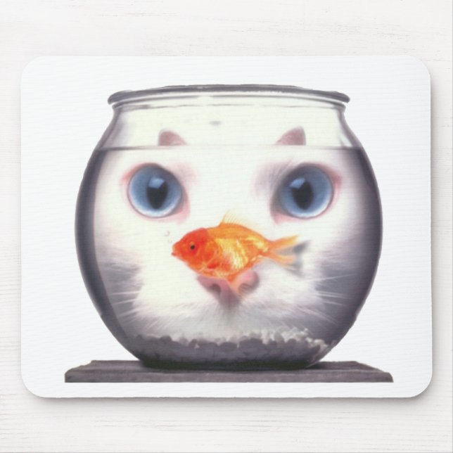 Kitty Lunch Mouse Pad (Front)