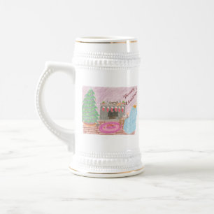 Kitty-mas Mischief (christmas) Beer Stein