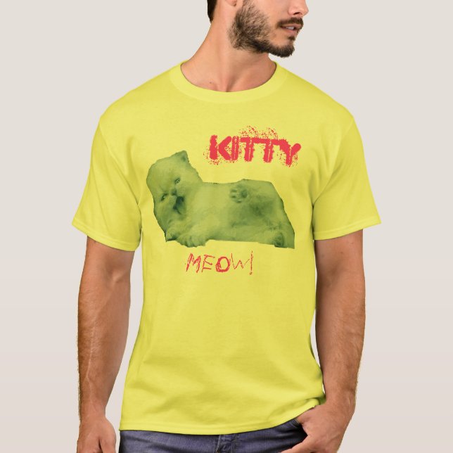 Kitty meow! T-Shirt (Front)